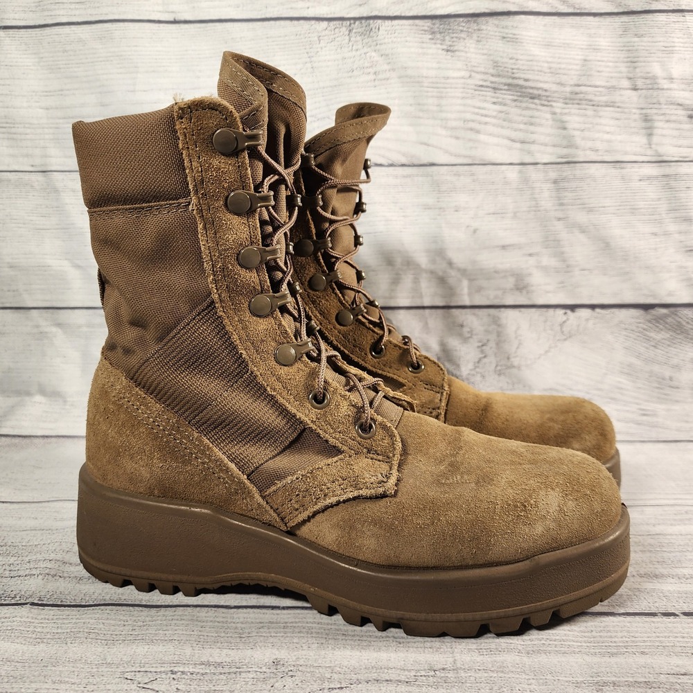 US Military Hot Weather Army Combat Boots Coyote Brown 6 XW SPE1C1-17-D-1004